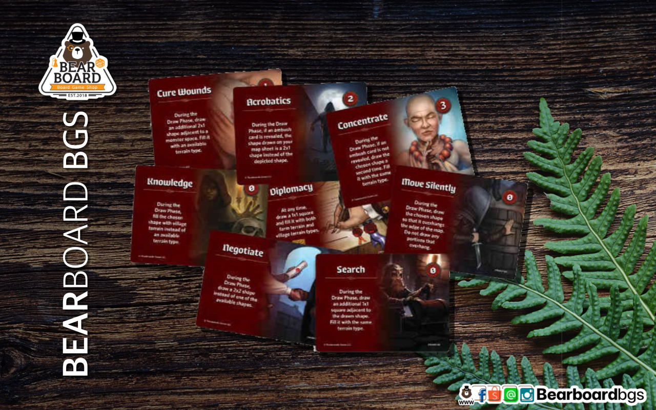 Cartographers Skills Expansion ภาคเสริมบอร์ดเกมของแท้