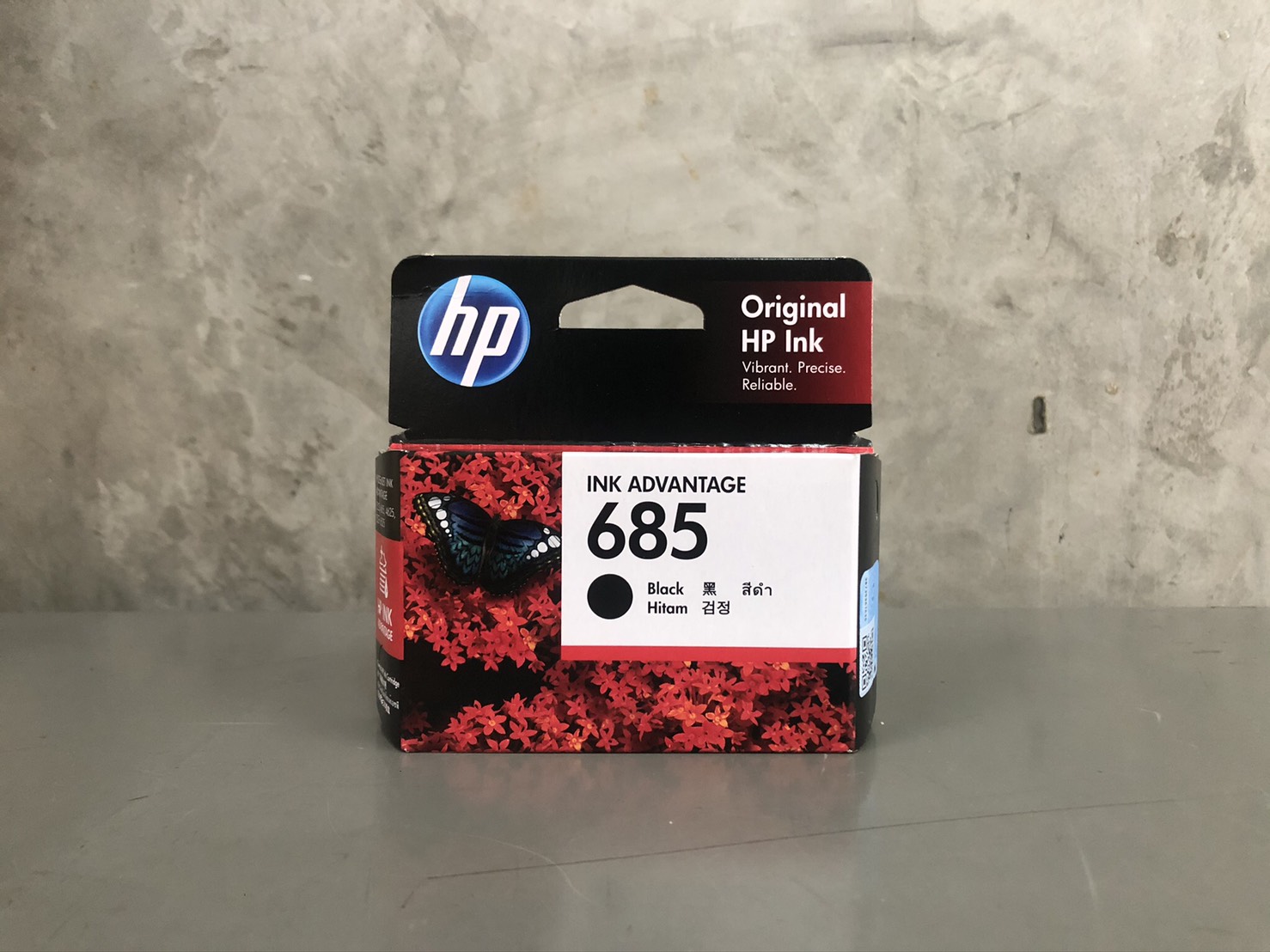 HP 685 Black ตลับหมึกอิงค์เจ็ท สีดำ ของแท้ Black Inkjet Cartridge (CZ121A)