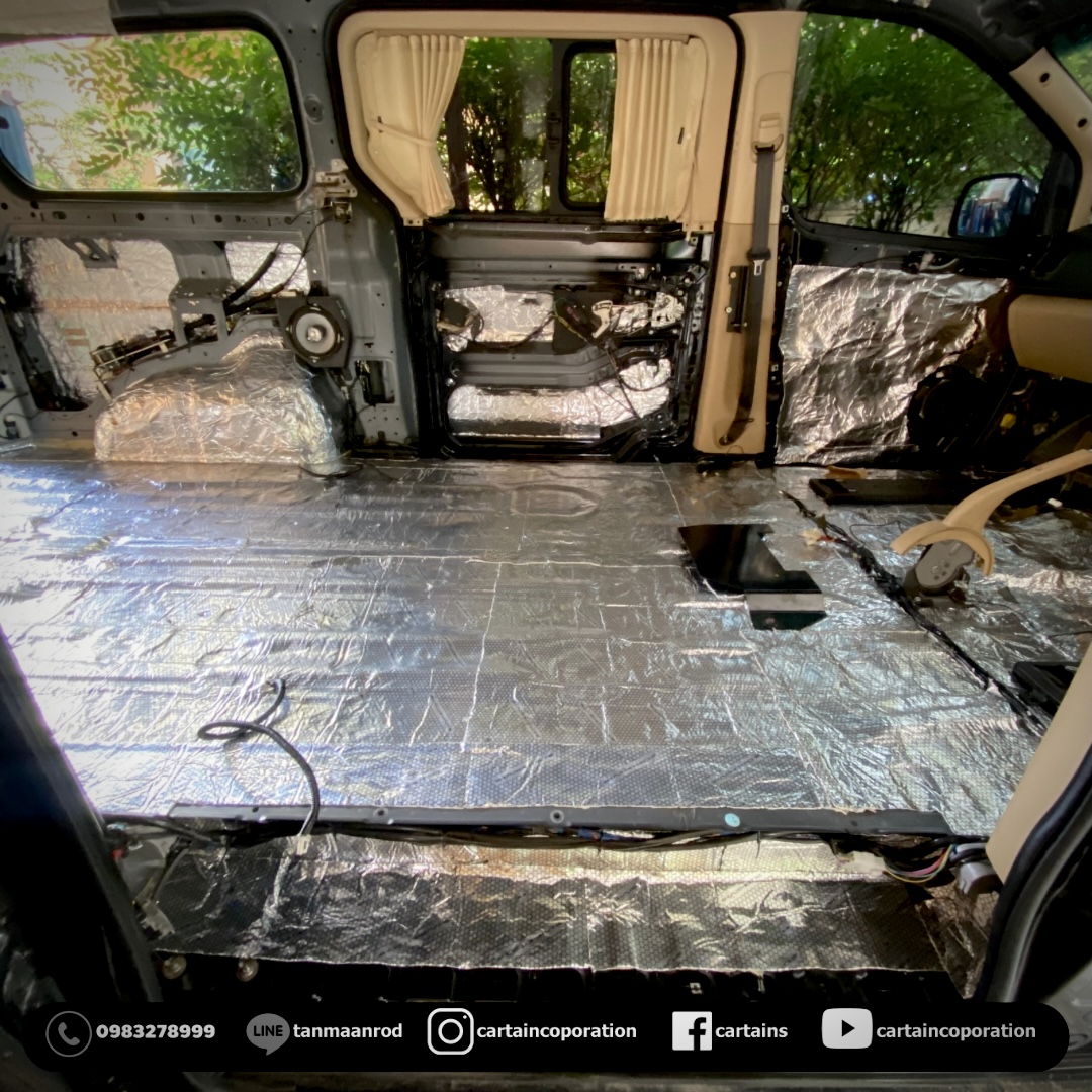 แดมป์ทั้งคัน Hyundai h1 พื้น ทั้งคัน หลังคา ด้านข้าง กาบบันได ประตู5บาน 2ชั้น