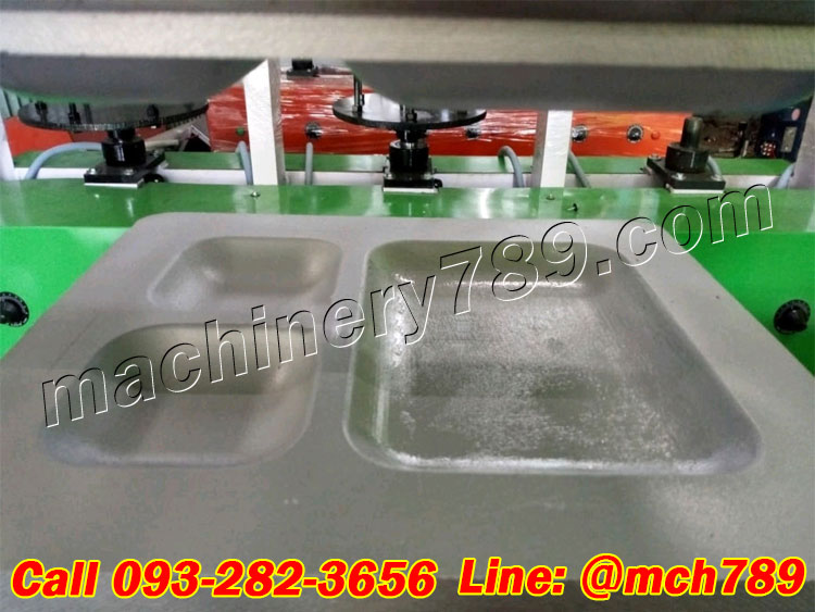 เครื่องอัดกาบหมากกึ่งอัตโนมัติ รุ่น MC-01 เครื่องขึ้นรูปจานกาบหมาก เครื่องทำจานกาบหมาก Semi Automatic Leaf Plate Making Machine