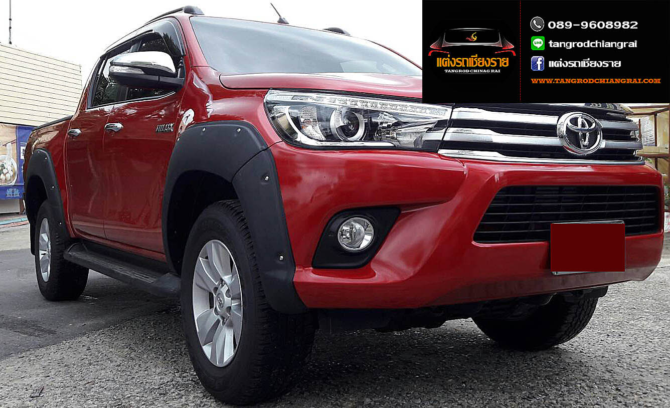 คิ้วล้อ V2 มีน๊อตแสตนเลส (6 ชิ้น) REVO