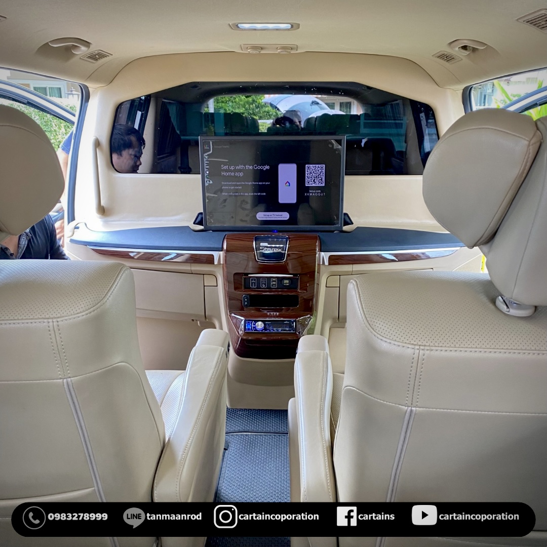 เปลี่ยนทีวี ติดตั้ง Ai box และเครื่องเล่น Hyundai starex พร้อมบริการนอกสถานที่ จ. ชลบุรี