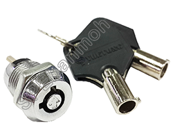 [ 2ชิ้น ] KS-03-101 สวิทช์กุญแจ (Key Switch) ∅12mm ON-OFF 1A 125VAC 0.5A 250VAC