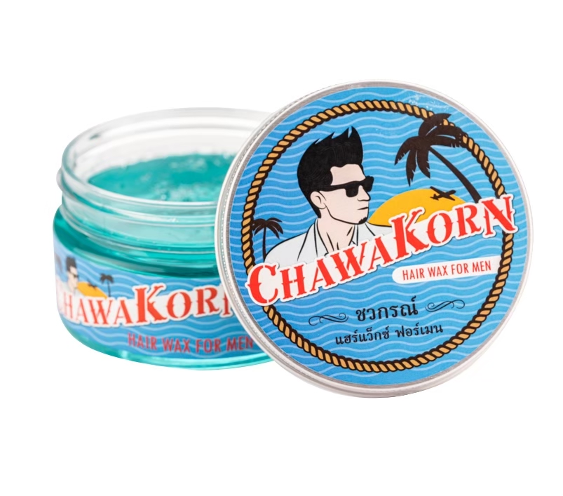 Chawakorn Hair Wax ชวกรณ์แฮร์แว็กซ์ เซ็ตผมตั้ง แบบเป็นธรรมชาติอยู่ทรงทั้งวัน ขนาด 120 กรัม