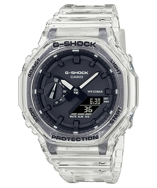 CASIO G-SHOCK รุ่น GA-2100SKE-7ADR สีขาว ใส สินค้าใหม่ ของแท้ รับประกันศูนย์ CMG
