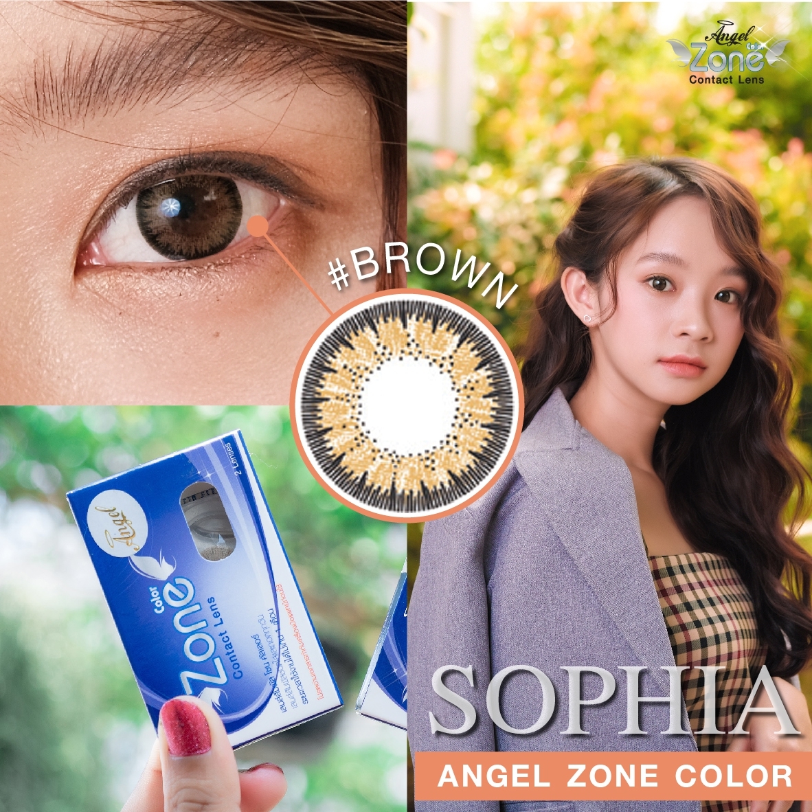 AZ155 รุ่น 14.2 Sophia Brown Step 1-3 AZ Y