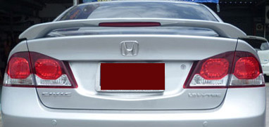 สปอยเลอร์ แบบยกมีไฟเบรค CIVIC 2006