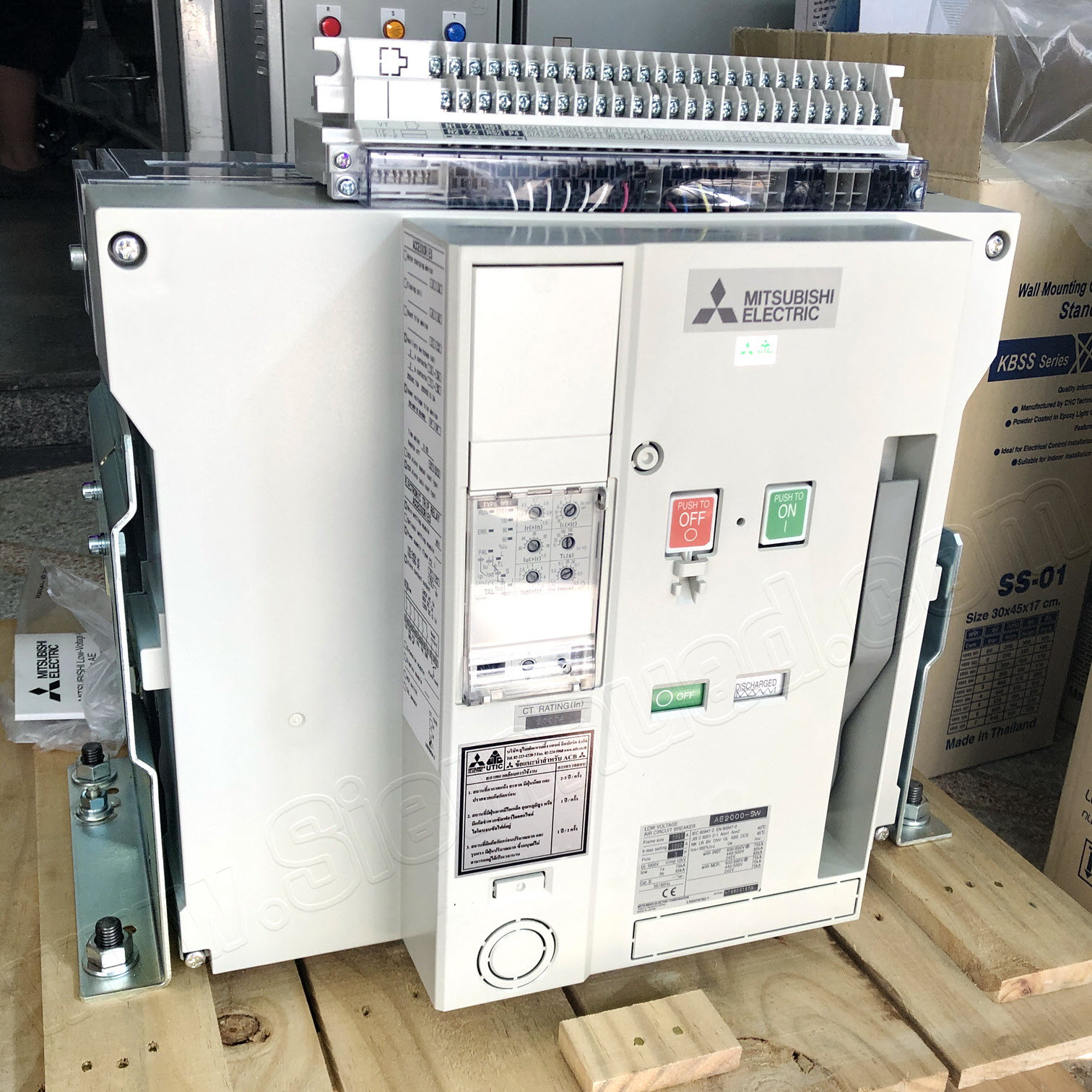 แอร์เซอร์กิต เบรคเกอร์ และ อุปกรณ์เสริม / Air circuit Breaker (ACB), CT, UVT, ShuntTrip (MITSUBISHI) / AE series, UVT 30-SSB ..,