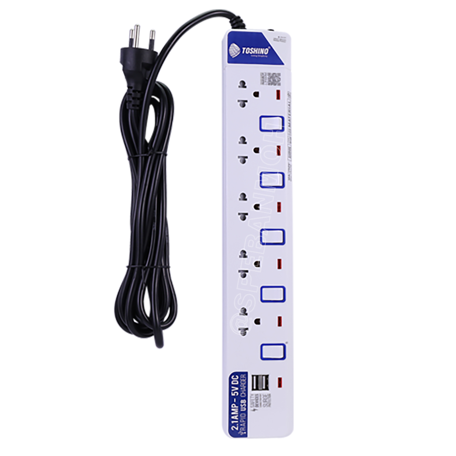 ปลั๊กพ่วง TOSHINO ET Series USB 2 Port USB 2.1A Series มาตรฐาน มอก. รางปลั๊กไฟ โตชิโน T-913USB ET-914USB ET-915USB 3เมตร ปลั๊กไฟ มอก. มีสวิทช์แยก ปลั๊กไฟ 2 ช่อง 3 ช่อง 4 ช่อง 5 ช่อง 6 ช่อง รางปลั๊ก โตชิโน่ ปลั๊กไฟ โตชิโน ปลั๊กพ่วง มอก