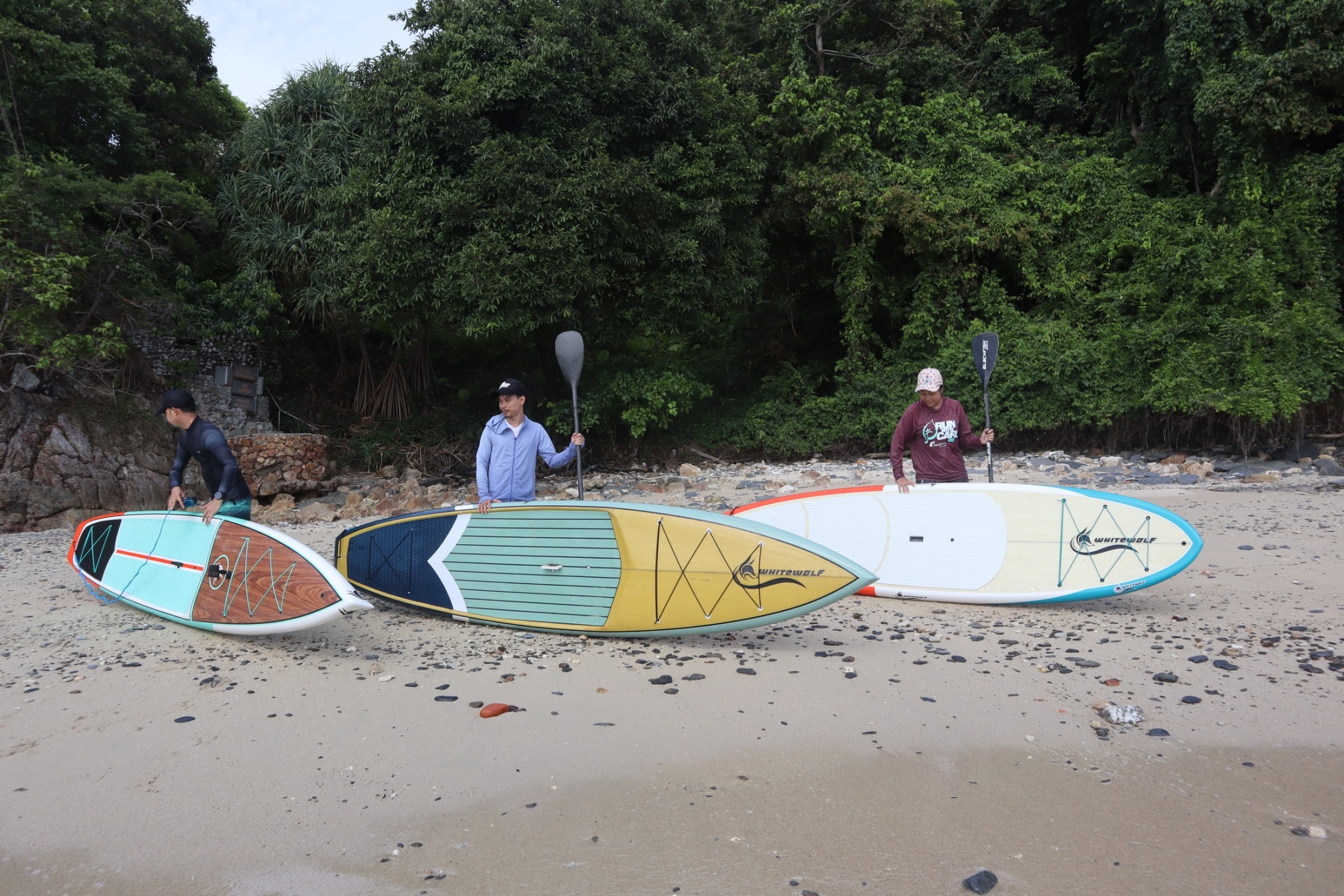 SUP แบบแข็งไฟเบอร์กล๊าส Touring 12'6" X 31"