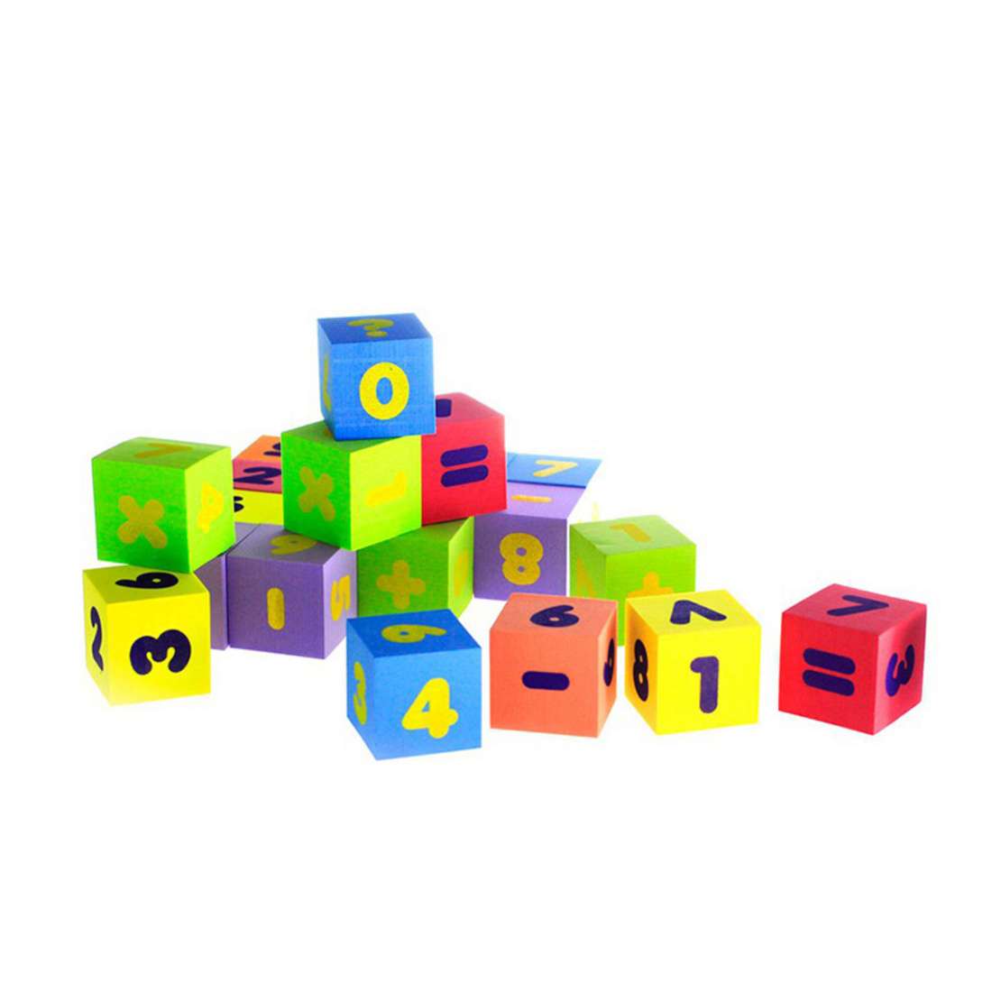 โฟมยาง เกมส์ลูกเต๋าตัวเลข คละสี ลูกเต๋าขนาด 4×4 cm. ASTA ของเล่น เสริมพัฒนาการ