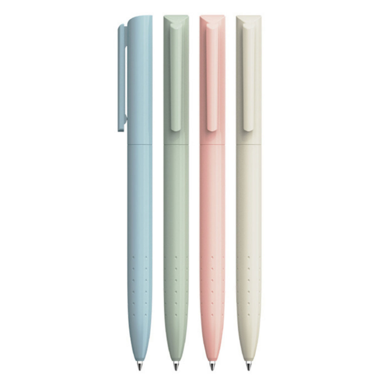 ปากกาเจล Deli รุ่น G102-BL แบบหมุน หัว 0.5 มม. หมึกสีน้ำเงิน เปลี่ยนไส้ได้
