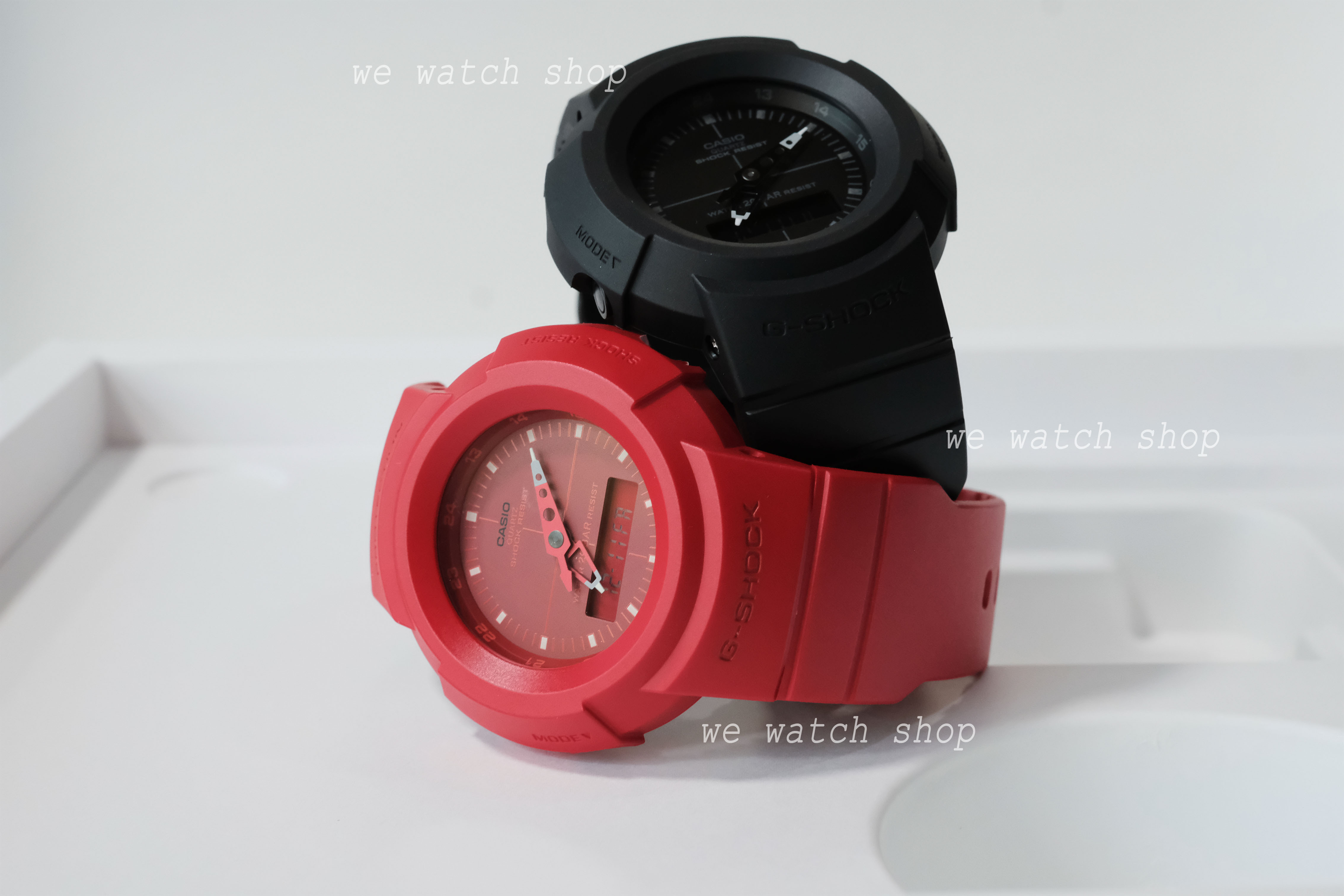 CASIO G-SHOCK รุ่น AW-500BB-4EDR สีแดง ด้าน สินค้าของเเท้ รับประกันศูนย์ CMG 1ปี
