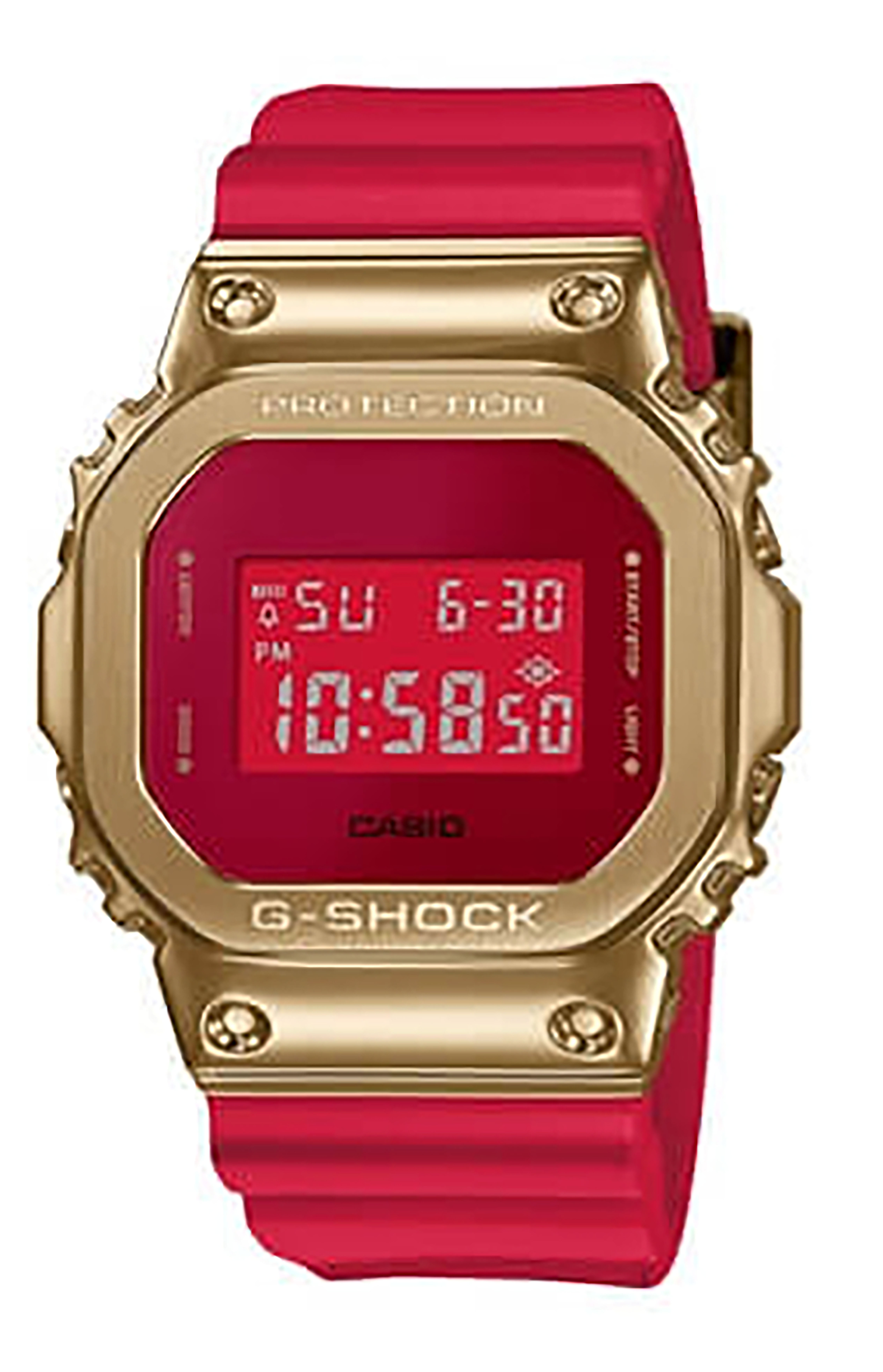 CASIO G-SHOCK รุ่น GM-5600CX-4DR Limited Chinese New Year 2021 สีแดง ทอง LIMITED EDITION สินค้าใหม่ ของแท้ รับประกันศูนย์ CMG
