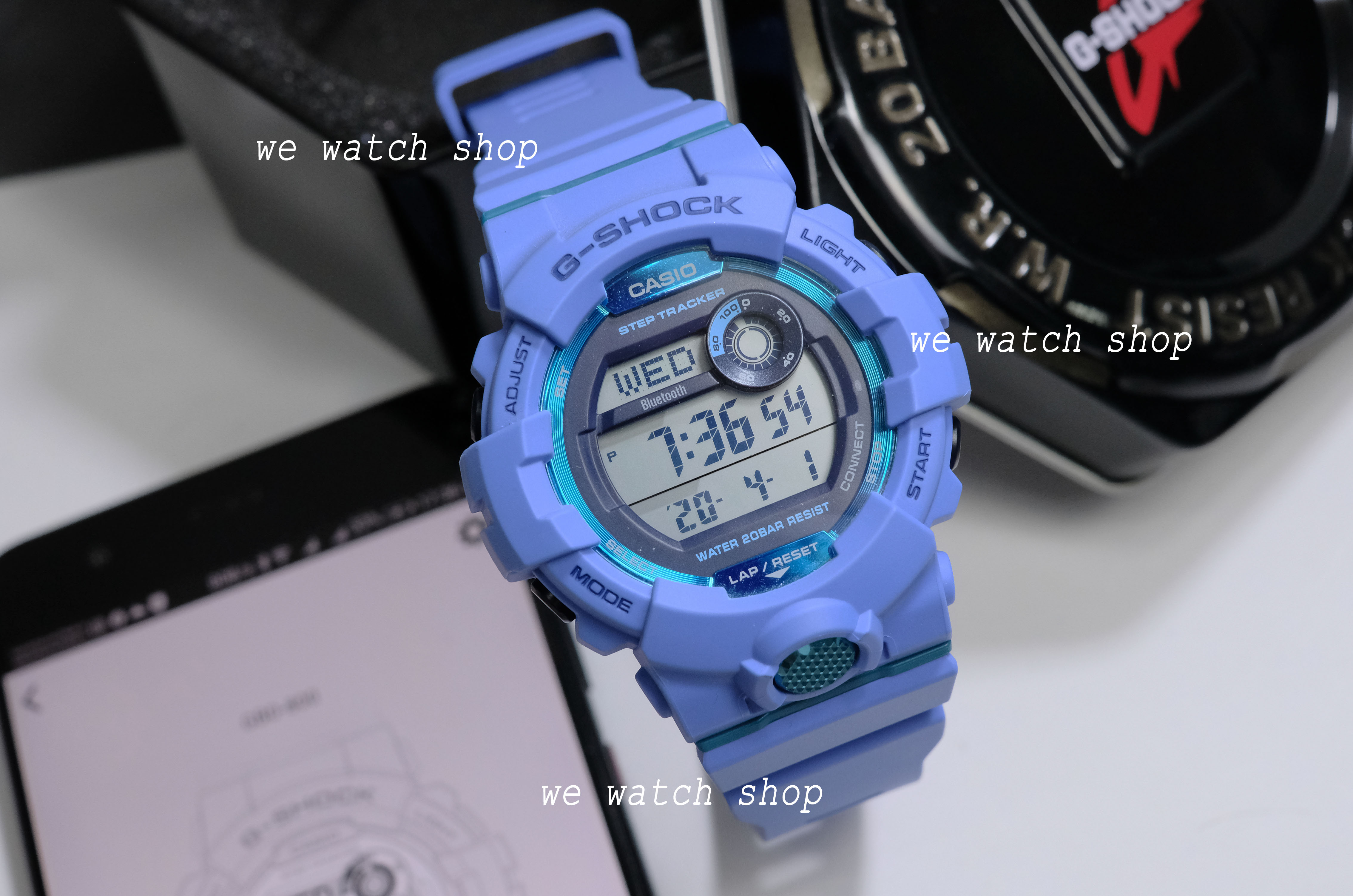 CASIO G-SHOCK รุ่น GBD-800-2DR สีฟ้า สินค้าใหม่ ของแท้ รับประกันศูนย์ CMG