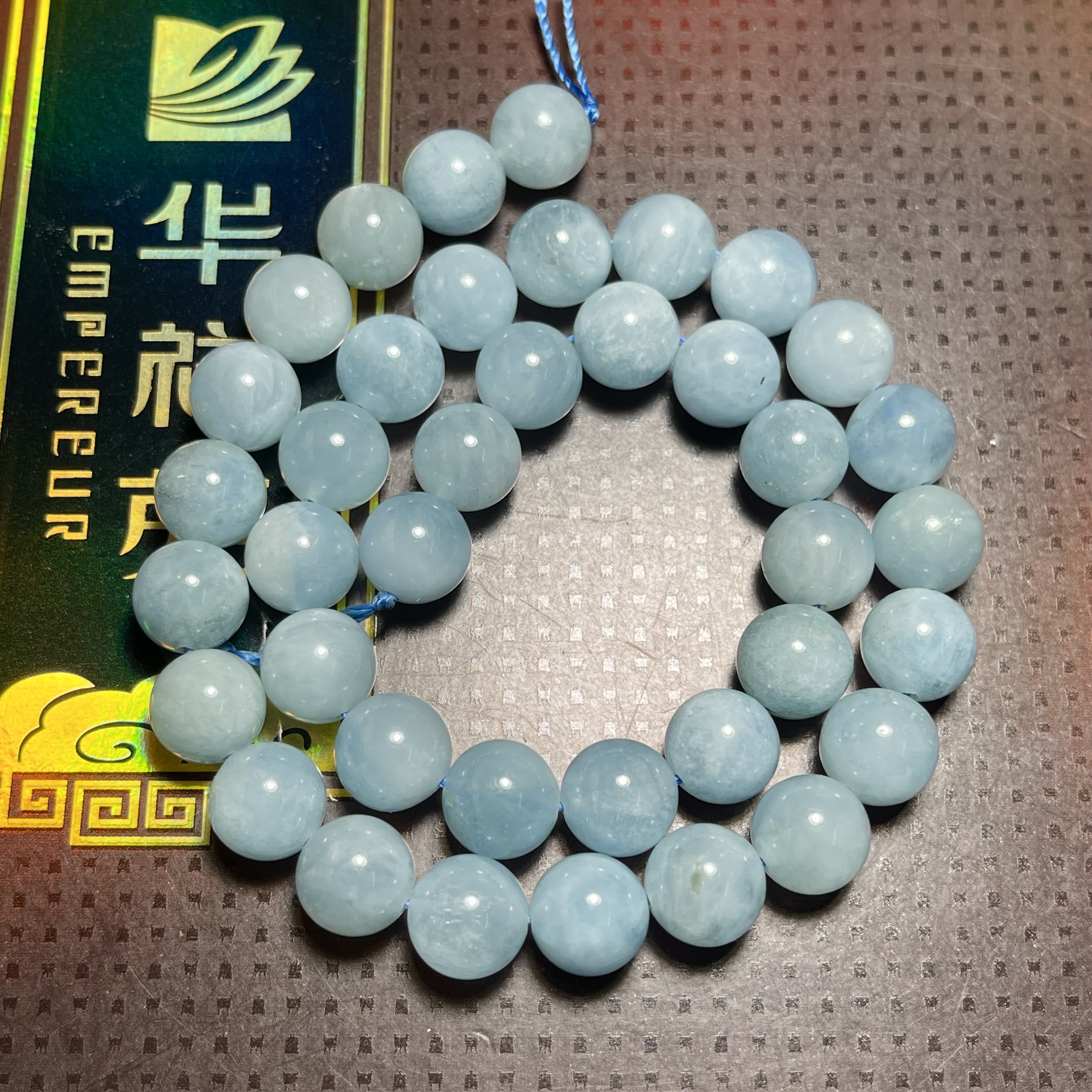 อความารีน 10 มิล (Premium) *หินแท้* นำรักมาให้ สร้างแรงบันดาลใจ ประจำเดือน มีนาคม