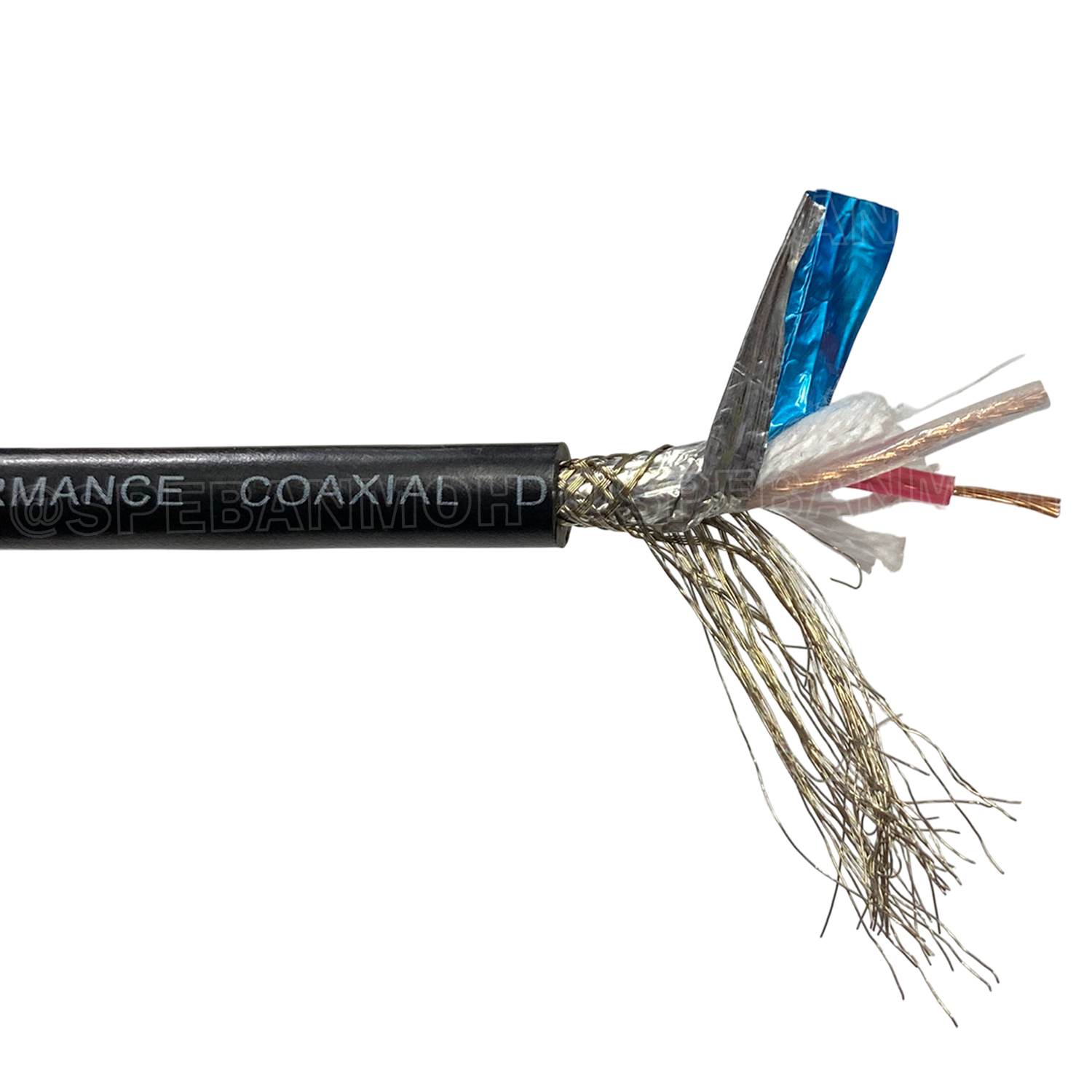 [ 100 เมตร ] SSF-ST06 สายไมค์สเตอริโอ รุ่นทองแดงผสม 6mm Microphone Cable ชีลสเตอริโอ พร้อมฟอยด์ สายไมค์โครโฟน รุ่นประหยัด ราคาถูก สายไมค์ โมโน Audio Cable For Microphone สายสัญญาณ Copper Clad Aluminum Magnesium Wire CCAM สายไมค์โมโน SSF CCAM Made in Thail