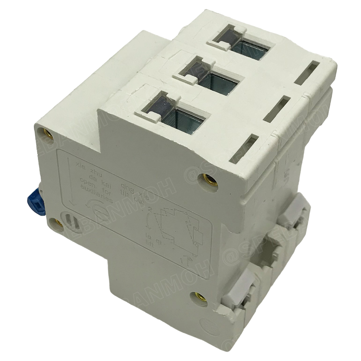 [ 1ชิ้น ] RFB1-63 3P 20A เบรกเกอร์ 6kA Type C เมนเบรกเกอร์ เบรกเกอร์ลูกย่อย ลูกย่อย 3โพล เบรกเกอร์กันไฟเกิน BF เซอร์กิตเบรกเกอร์ RFB1-63 415VAC 3เฟส เบรกเกอร์ไฟบ้าน ยึดรางปิกนก เบรกเกอร์ติดรางดินเรียล 3Phase Mini Circuit Breaker MCB 3P