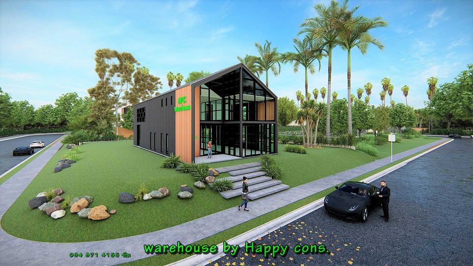 แบบโกดังสำเร็จรูปแจกฟรีแบบ3D สไตล์นอร์ดิก