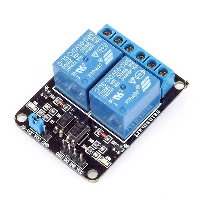 S629 : Relay Module Shield 2-Channel 5V relay iso
