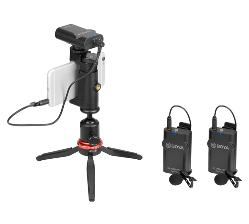 BOYA BY-WM4 PRO-K2 Dual-Channel Digital Wireless Microphone รับประกันสินค้า 2 ปี