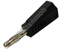[ 5ชิ้น ] ปลั๊กกล้วย/บานานา BNN-003 (Banana plug nickel plate) นิกเกิล สีดำ / BLK