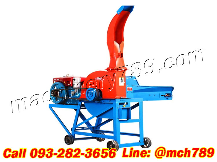 เครื่องสับหญ้าอเนกประสงค์ กำลังผลิต1.5-3.5 ตัน/ชม. เครื่องสับหญ้าเนเปียร์ เครื่องย่อยทางมะพร้าว เครื่องสับย่อยอเนกประสงค์ เครื่องสับต้นข้าวโพด เครื่องสับต้นอ้อย Mini Feed Grain Straw Grinder Mill / Grass Grinding Machine