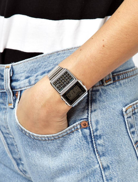 CASIO CLASSIC นาฬิกาข้อมือ Classic รุ่น DBC-611-1DF สีเงิน สินค้าของเเท้ รับประกันศูนย์ CMG