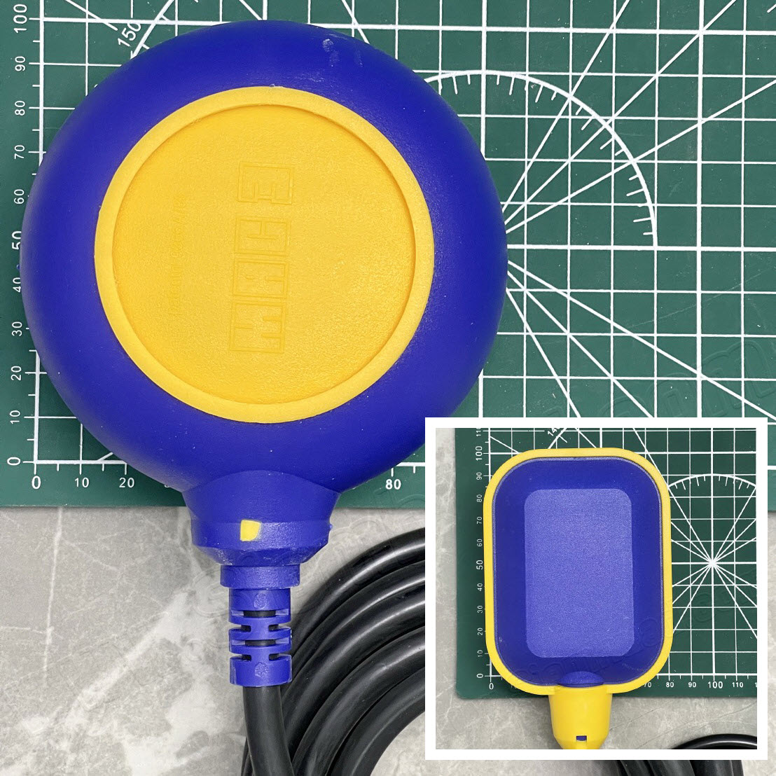 สวิทช์ลูกลอย แบบกลม และ ทรงเหลี่ยม Float Level Controller (ZT) 3M และ 5M