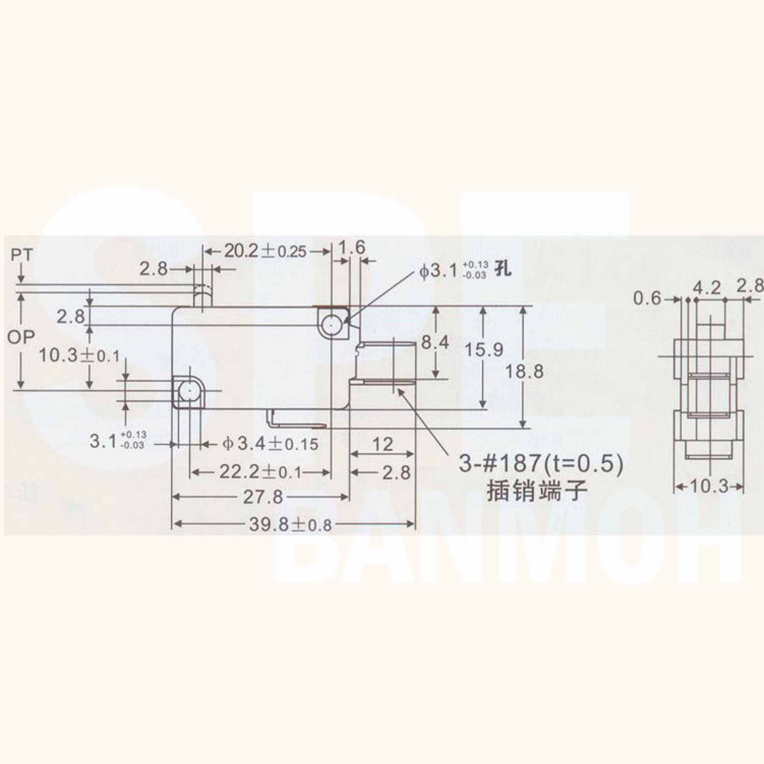 [ 3 ชิ้น ] KW7-0 ไมโครสวิทช์ Microswitch ไมโครสวิทช์ กดติดปล่อยดับ กดดับปล่อยติด Momentary On Momentary Off 1ON 1NC 16A 250VAC ไมโครสวิทช์ KW7 LEMA Micro switch ไมโคร สวิช์ Micro Switch LEMA KW7 16A 250VAC สวิทช์ไมโคร สวิทไมโคร ไมโครสวิท ไมโครสวิต Switch