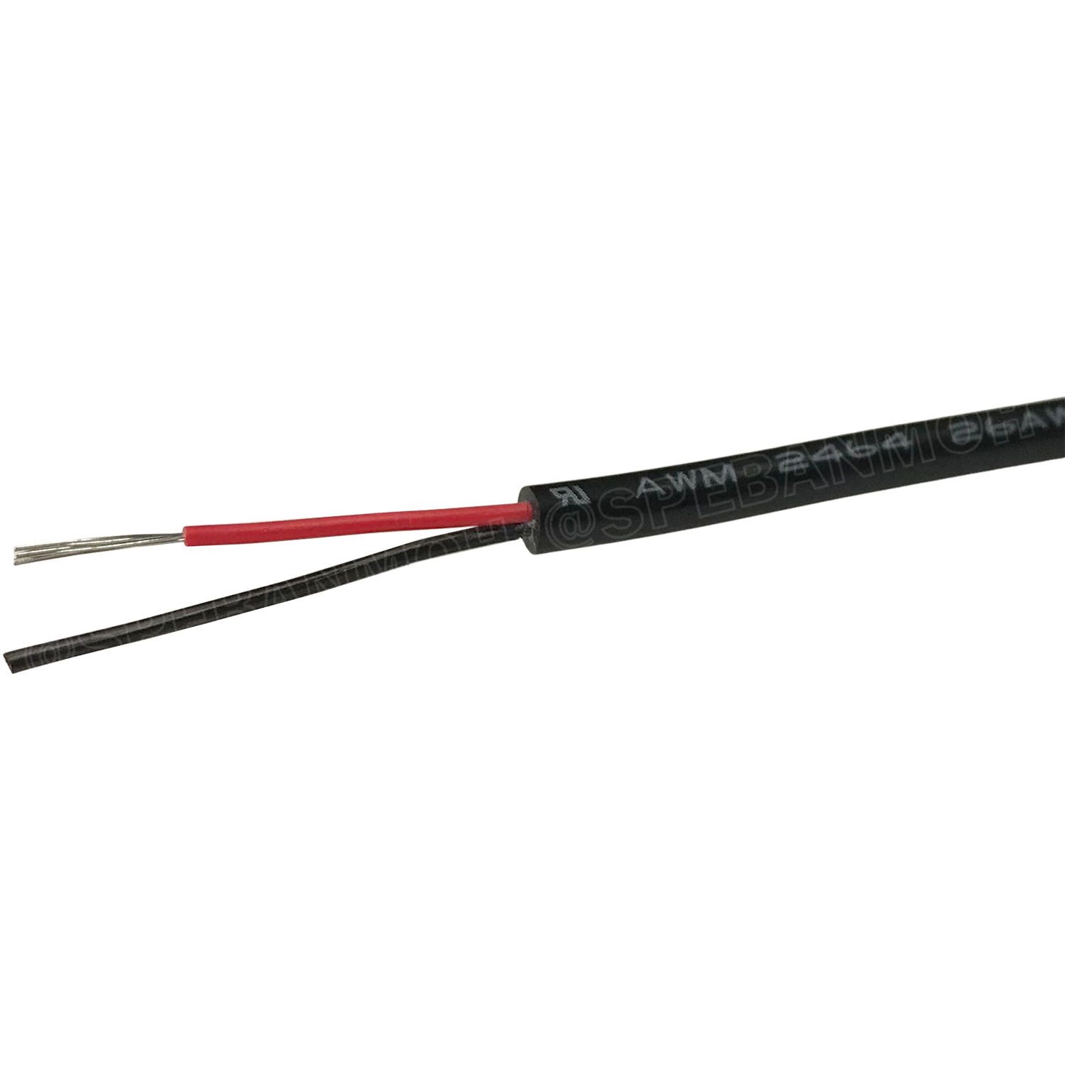 [ 5 เมตร ] TW-2464-26AWG-2C 2C 26AWG UL2464 300V 80°C สายมัลติคอร์ Multicore Cable สายคอมพิวเตอร์ UL 2464 ไม่มีชีลถัก AWM 2464 26AWG VW-1 80°C 300V E150612 THAI WONDERFUL 26AWG -F-(LF) AWM I/II A FT1 80°C 300V สาย DC สายไฟ ดำแดง