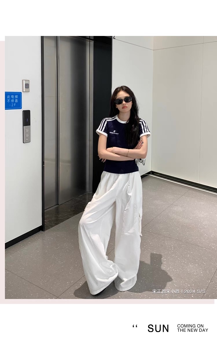 S studio tee เสื้อยืดแขนสั้นกุ้นขอบ