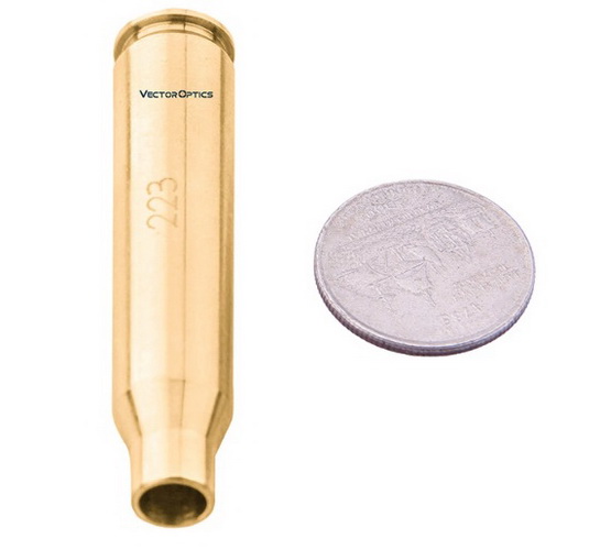 Vector Optics เลเซอร์ .223 ใช้สำหรับตั้งศูนย์ .223REM 5.56mm CAL Cartridge Red Laser Bore Sight