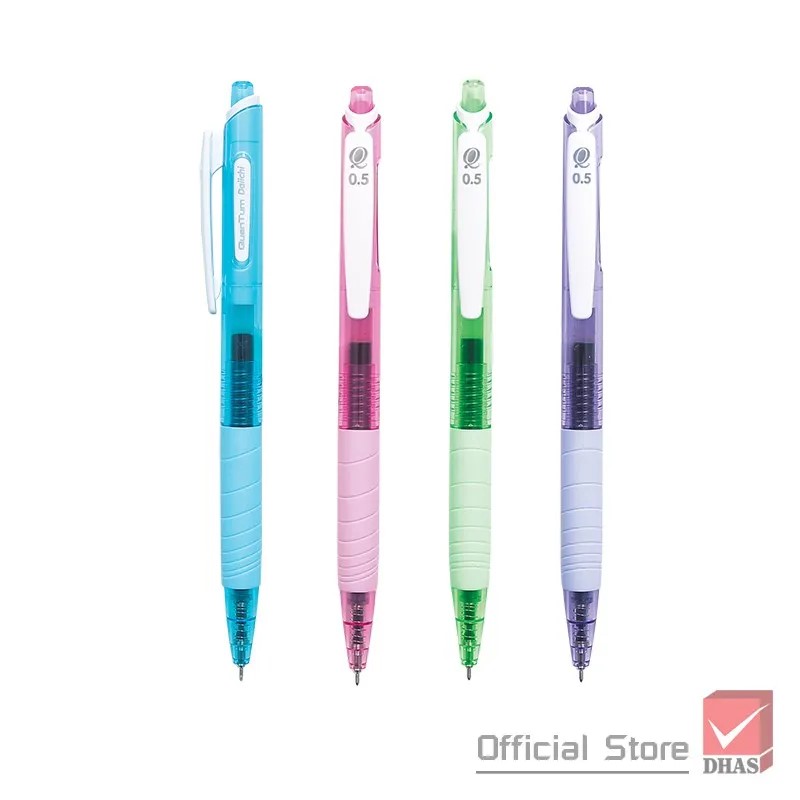 ปากกาเจล ควอนตั้ม รุ่น Dolly Daiichi Gel Quantum หัว 0.5 หมึกสีน้ำเงิน เปลี่ยนไส้ได้