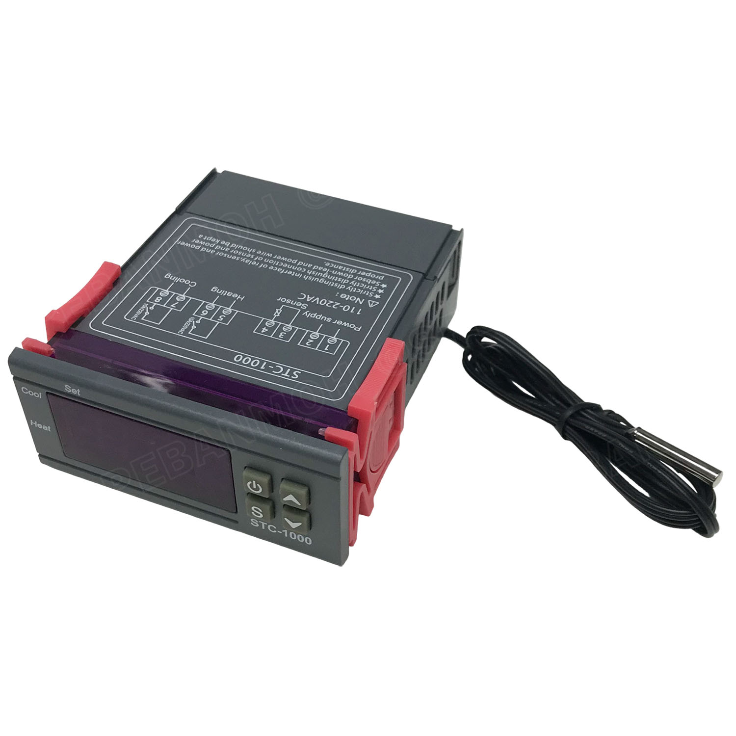 [ 1ชิ้น ] STC-1000 ตัวควบคุมอุณหภูมิ Temperature Control 110V 220V เทมป์คอนโทรล อุณหภูมิ เครื่องวัดและควบคุมอุณหภูมิ Temperature Controller 10A -50°C ถึง +120°C เทอร์โมควบคุมอุณหภูมิดิจิตอล วัดอุณหภูมิ พร้อมโหมด ทำความร้อน ทำความเย็น