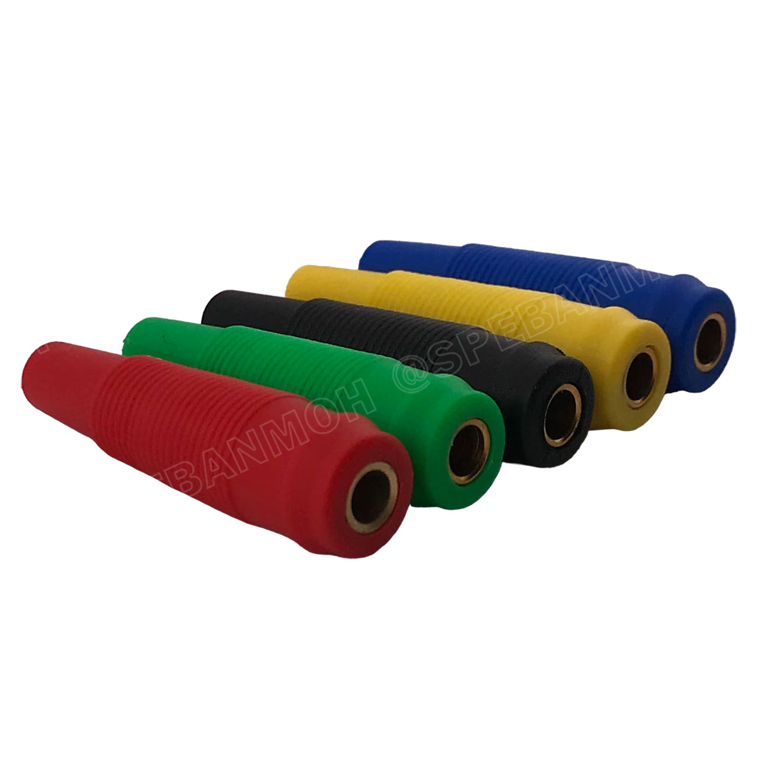 [ 4ชิ้น ] BNN-004F-GL ปลั๊กบานาน่า สีทอง ตัวเมีย Female Banana Socket 4.0mm Gold plated ขั้วต่อปลั๊กกล้วย ตัวเมีย ต่อสาย 4mm ขั้วต่อคอนเน็คเตอร์ ขั้วต่อไฟ Banana Plug 4มิล บานาน่าตัวเมีย ปลั๊กกล้วยตัวเมีย ต่อสาย บานาน่าแจ๊ค Banana Jack ตัวเมีย