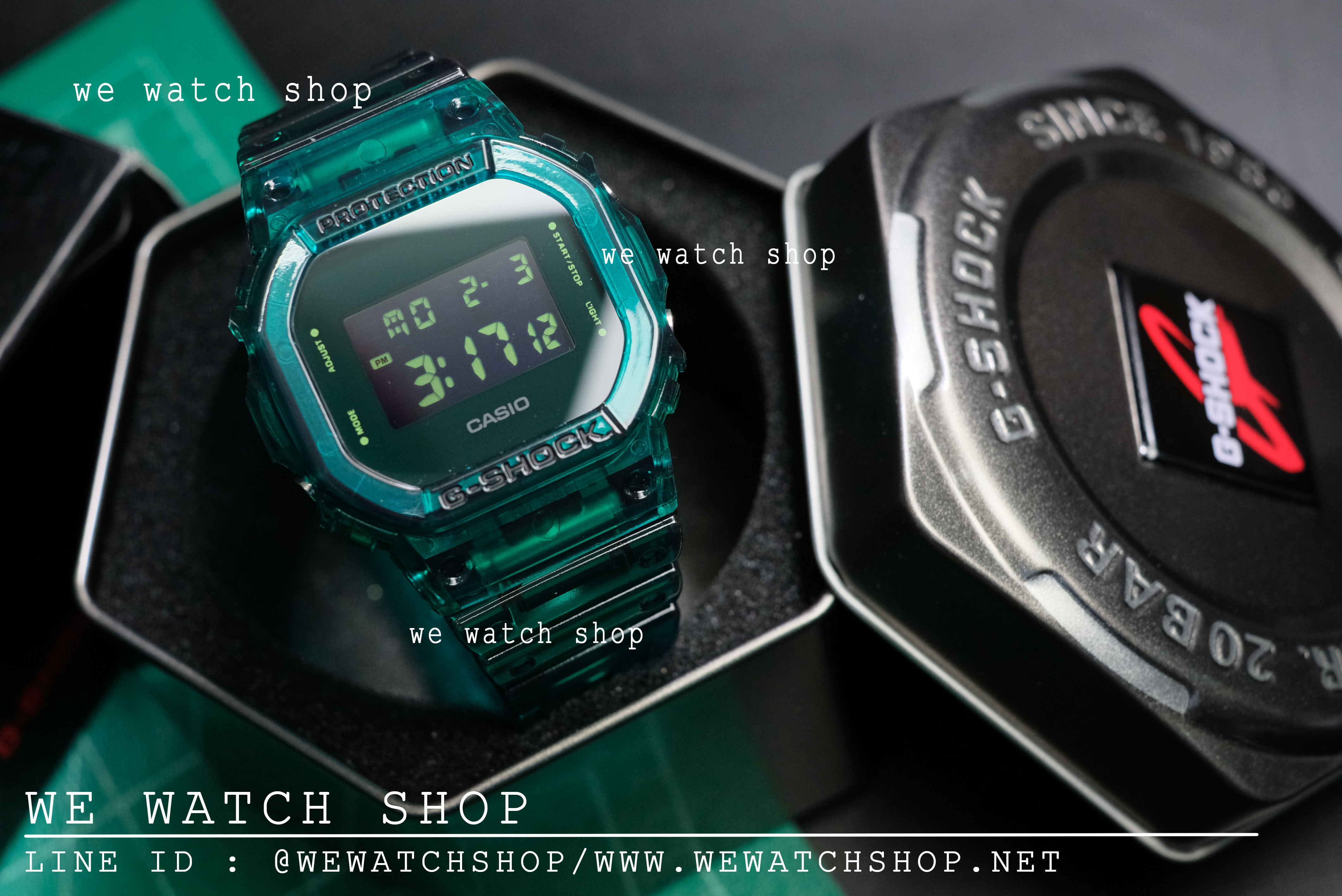 CASIO G-SHOCK รุ่น DW-5600SB-3DR สีเขียว สินค้าใหม่ ของแท้ รับประกันศูนย์ CMG