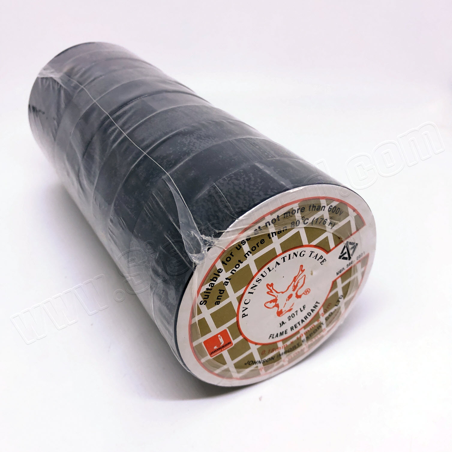 เทปพันสายไฟ ตรากวาง PVC Insulating Tape ม้วนใหญ่ JA207