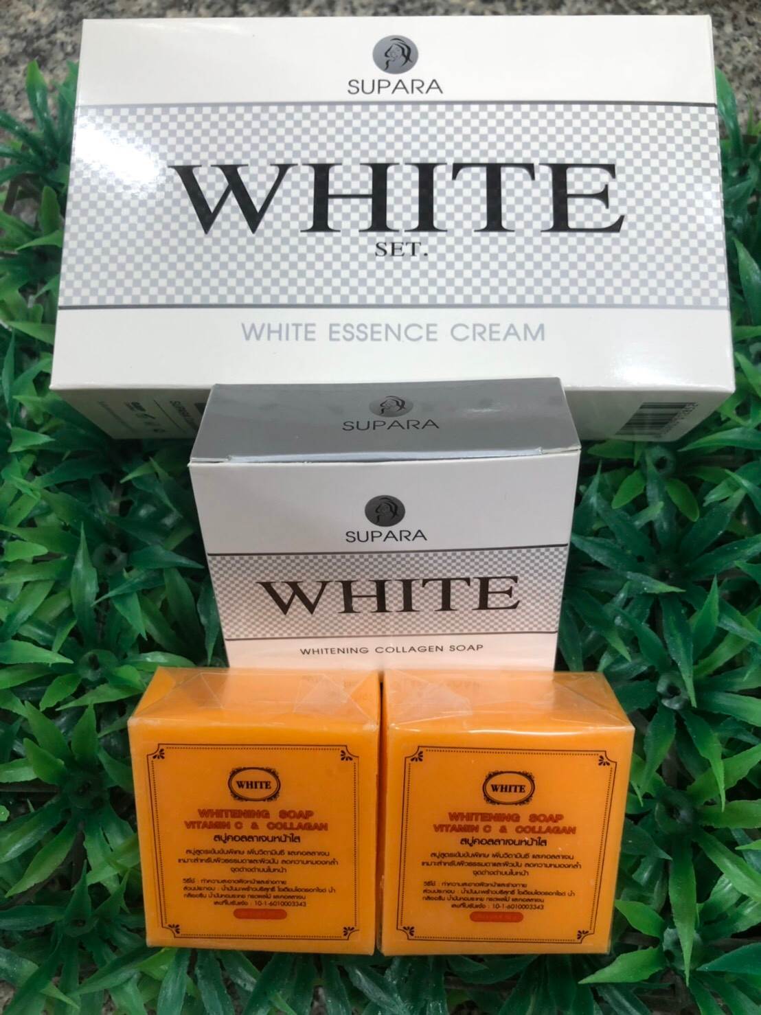 สบู่White essence สบู่คอลลาเจนหน้าใส 80กรัม