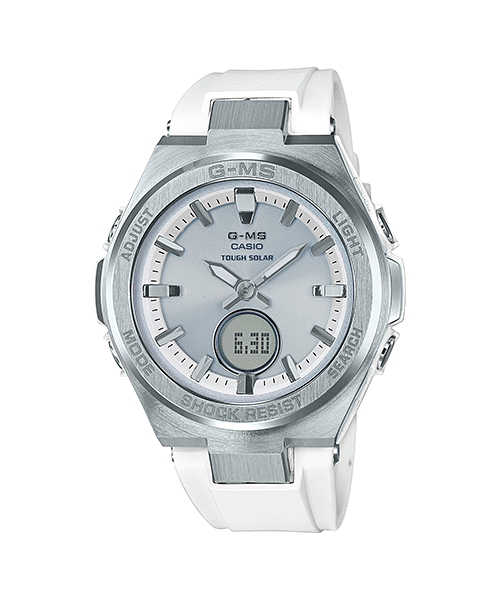 CASIO BABY-G รุ่น MSG-S200-7ADR สีขาว กรอบเงิน สินค้าใหม่ ของแท้ รับประกันศูนย์ CMG