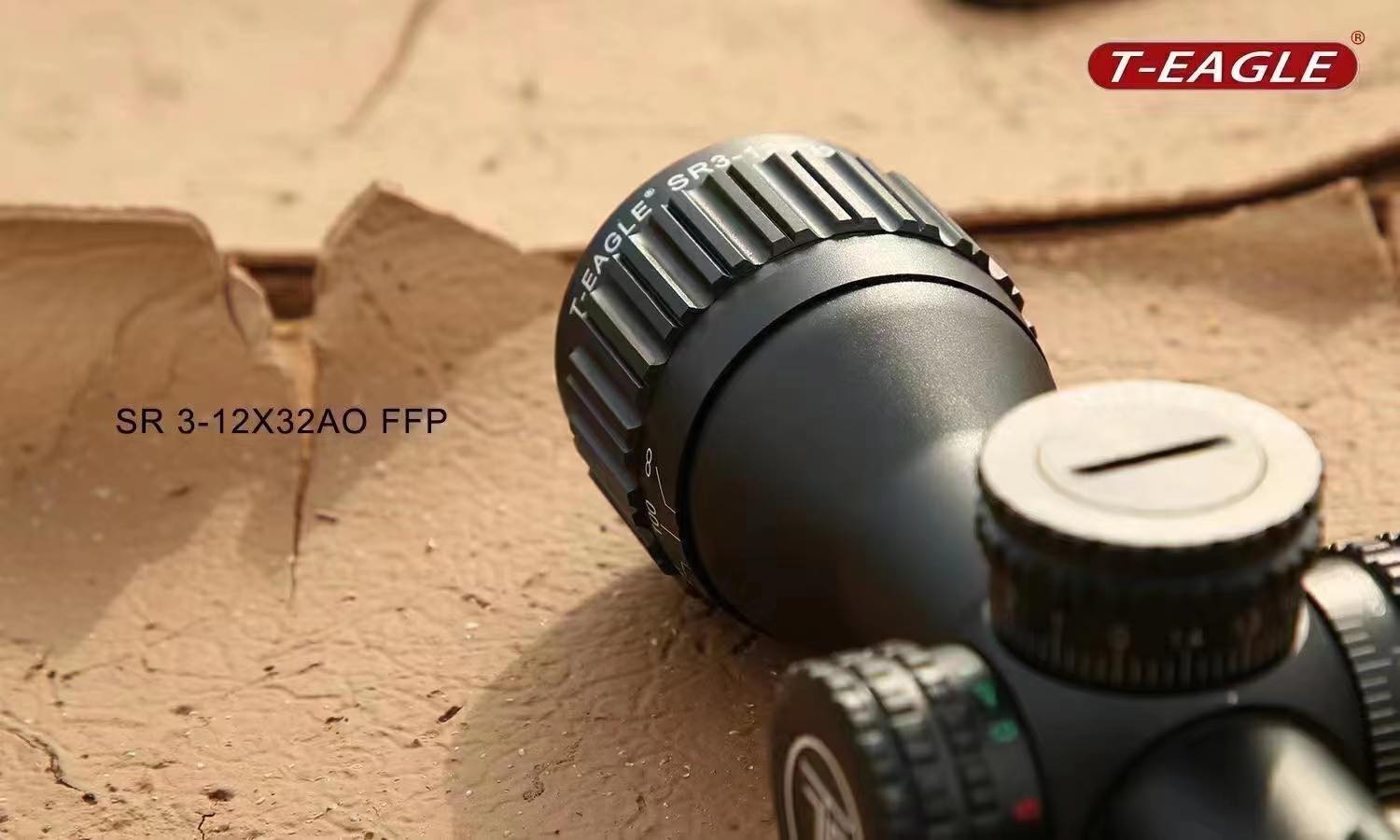 กล้องกันน้ำ กันกระแทก เส้นเล็งขยายตามซูม T-EAGLE MODEL 2023 SR3-12X32AO FFP ชัดแจ๋ว สินค้าแท้ประกัน 1 ปี