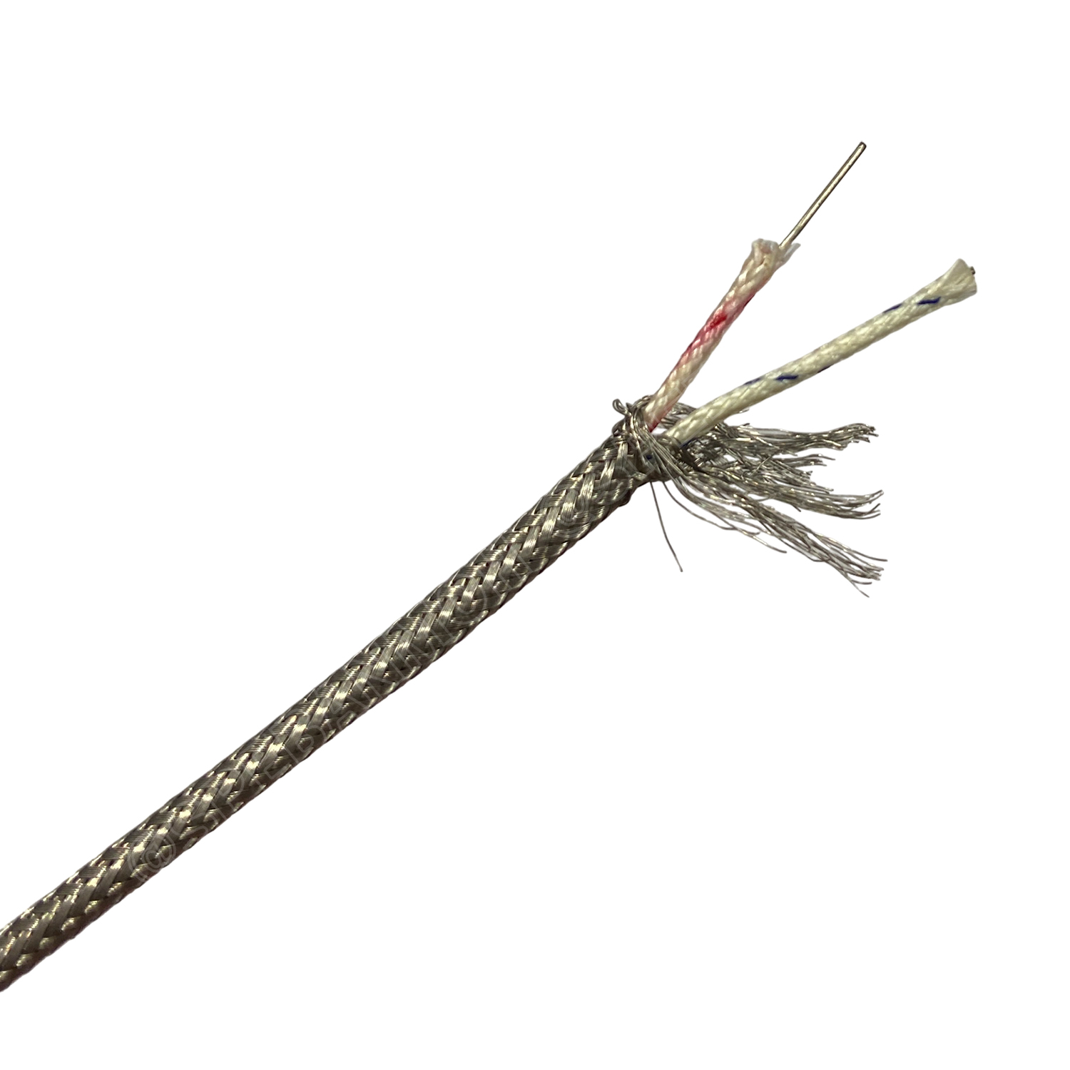 [ 100 เมตร ] TMC-K สายเซ็นเซอร์วัดอุณหภูมิ Thermocouple Wire 2Cx0.5sq.mm Type K 2คอร์ 0.5sq.mm สำหรับเครื่องวัดอุณหภูมิ และเครื่องควบคุมอุณหภูมิ Thermocouple Wire for Thermometer Meter and Temperature Control ไทป์เค สำเนา