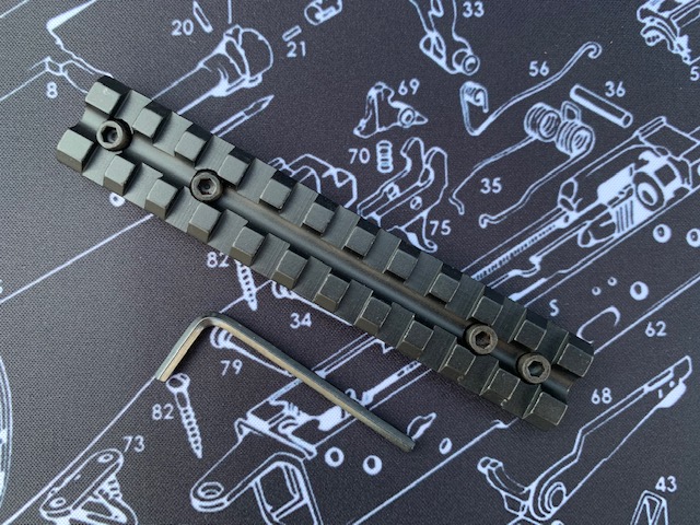 รางเสริมสำหรับติดด้านบน รูเกอร์ RUGER 10/22 สำหรับติดกล้องและอุปกรณ์อื่นๆ รางกว้าง 20 มม 10/22 Receiver Picatinny Accessory Optic Scope Rail