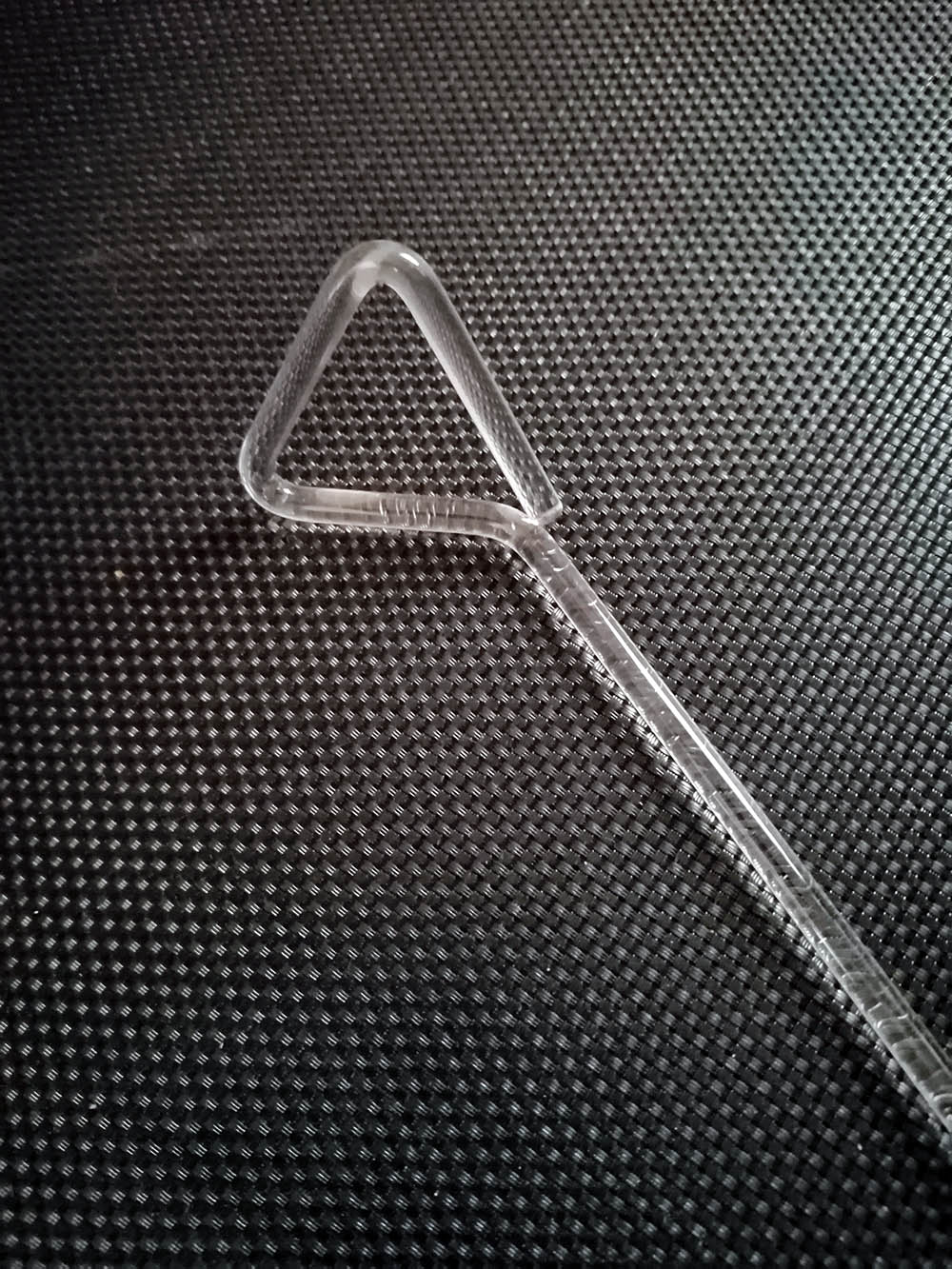 แท่งแก้วเขี่ยเชื้อสามเหลี่ยม