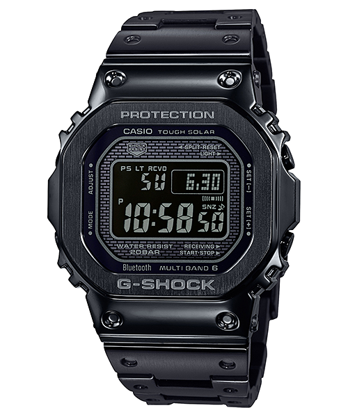CASIO G-SHOCK รุ่น GMW-B5000GD-1DR สีดำ สายสแตนเลส สินค้าใหม่ ของแท้ รับประกันศูนย์ CMG