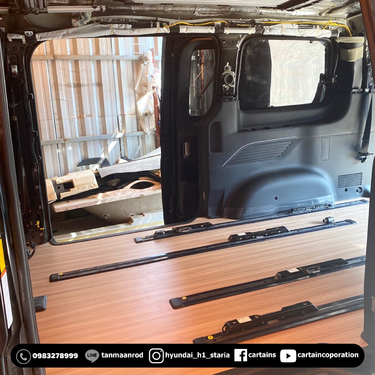 ปูพื้นไม้ลามิเนต ลายไม้แท้ staria