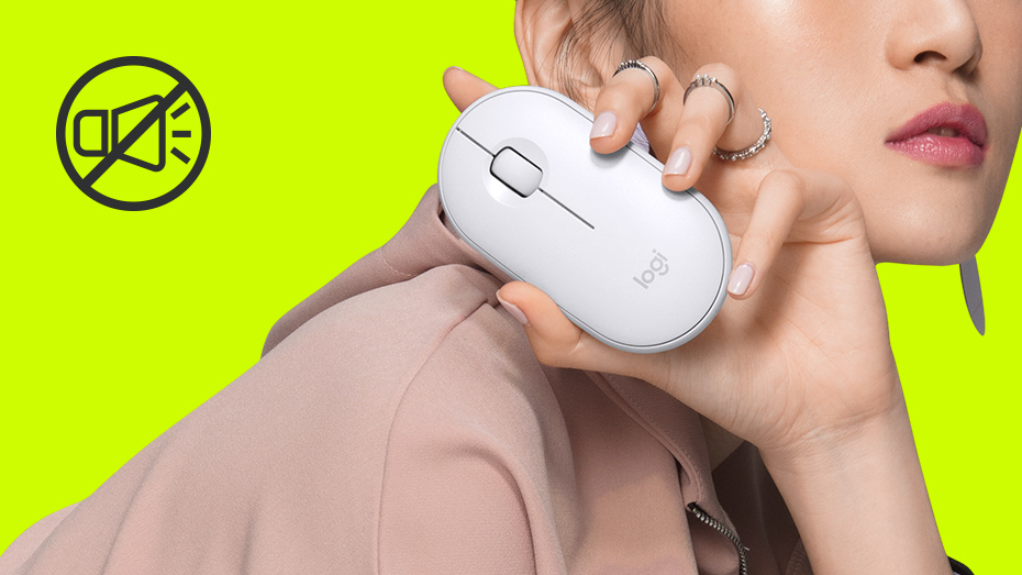 เมาส์ไร้สาย LOGITECH PEBBLE M350 รับประกันศูนย์ไทย 1 ปี