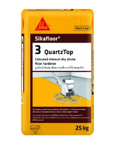 ปูนขัดมัน SIKA SIKAFLOOR 3 QUARTZ TOP 25กก. สีเทา