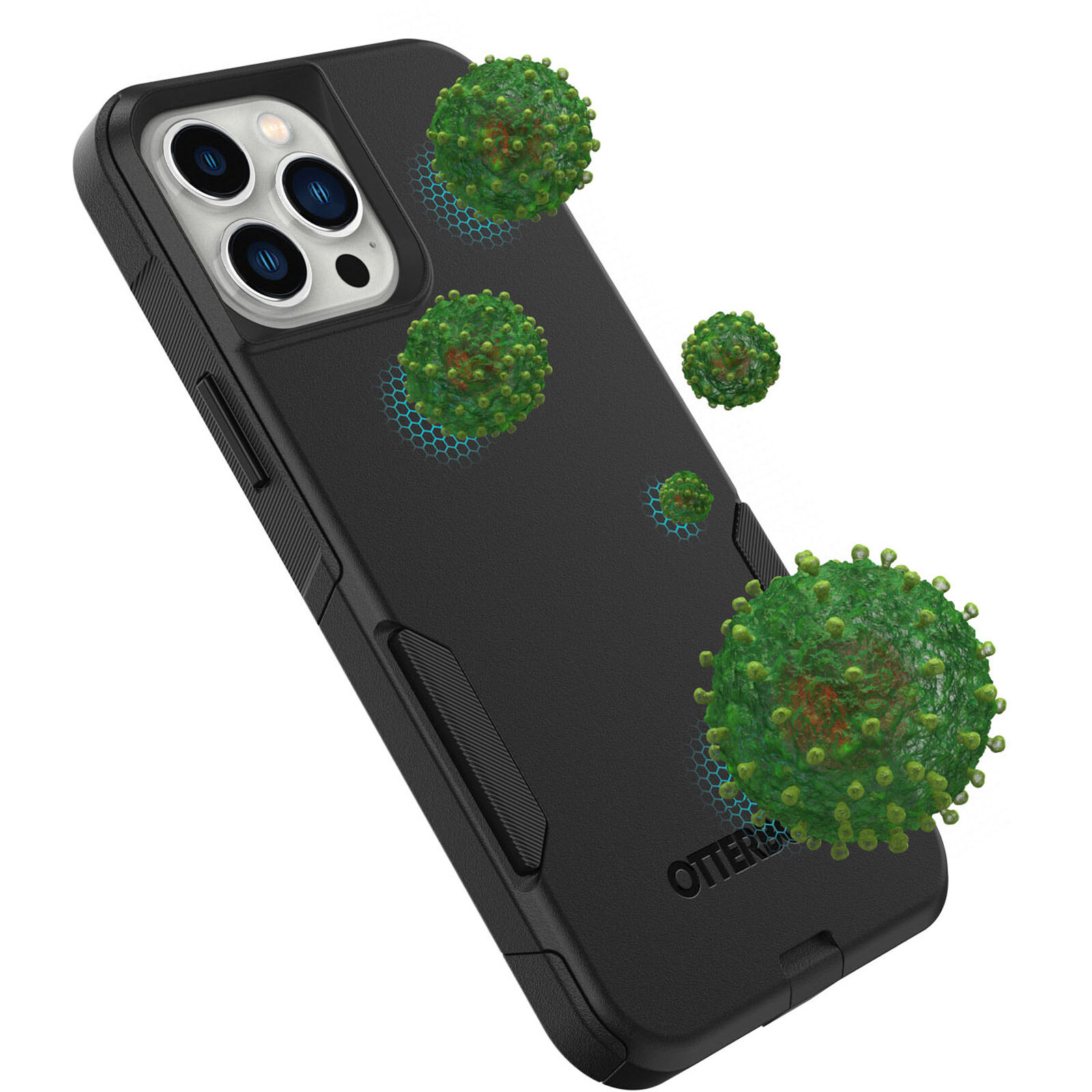 OtterBOX Commuter Series Antimicrobial iPhone 13 Pro Max and iPhone 12 Pro Max Case เคสกันกระแทก Dual layer ดีไซน์ดุดัน เท่ ปกป้องตัวเครื่องได้ 360 รับประกันสินค้า 1 ปี