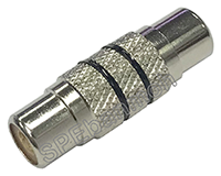 [ 5ชิ้น ] ปลั๊กแปลงสัญญาณ ADT-8000-BLK ต่อกลาง RCA (RCA Connector)